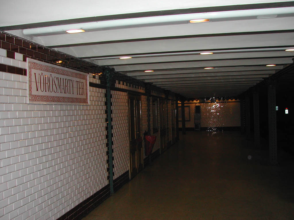 Budapest - Vorosmarty Ter Metro Station